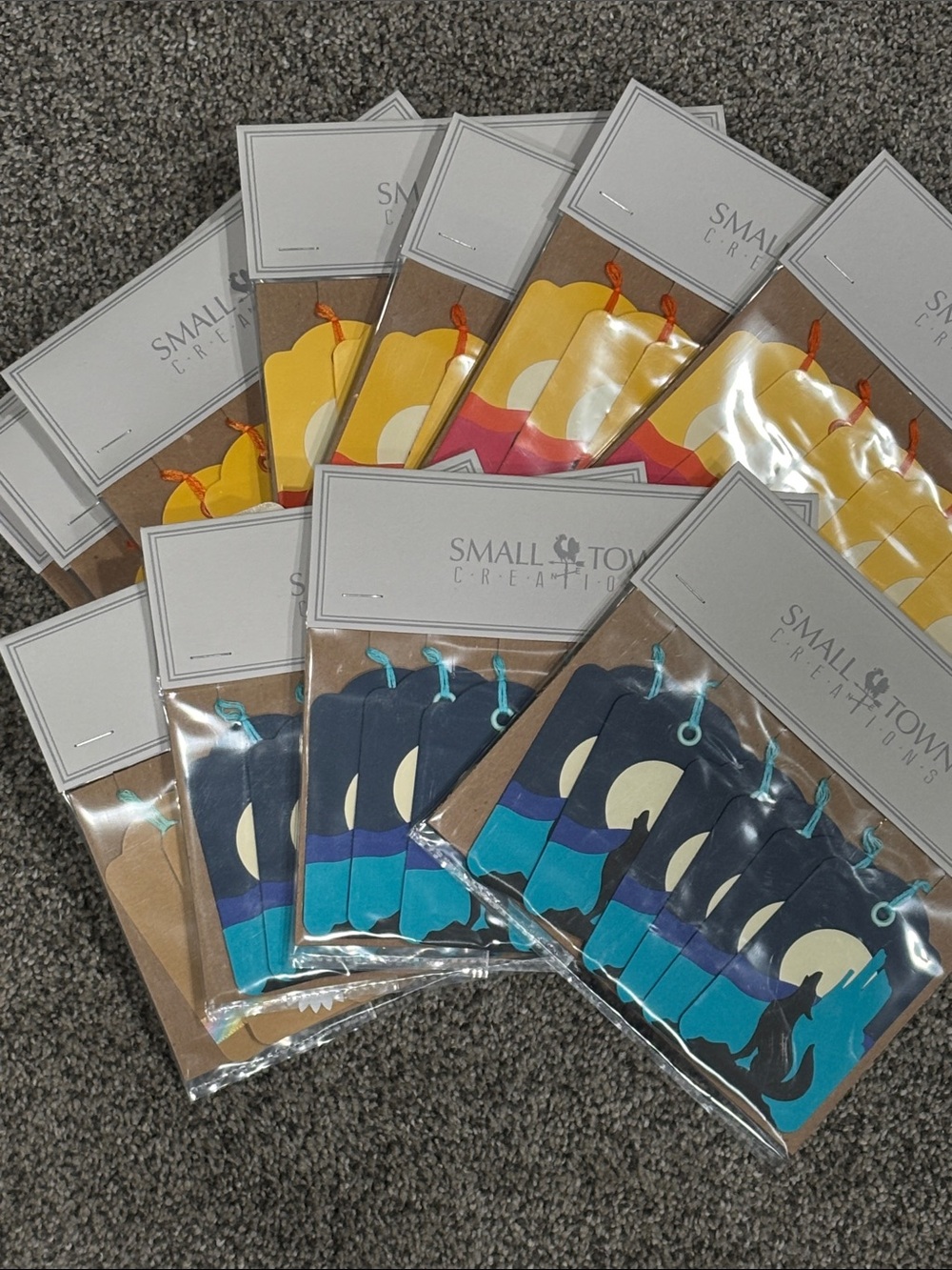 Desert themed/coyote themed Gift Tags